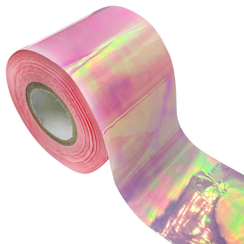 

Голографическая фольга (Битое стекло) РОЗОВАЯ, 1м