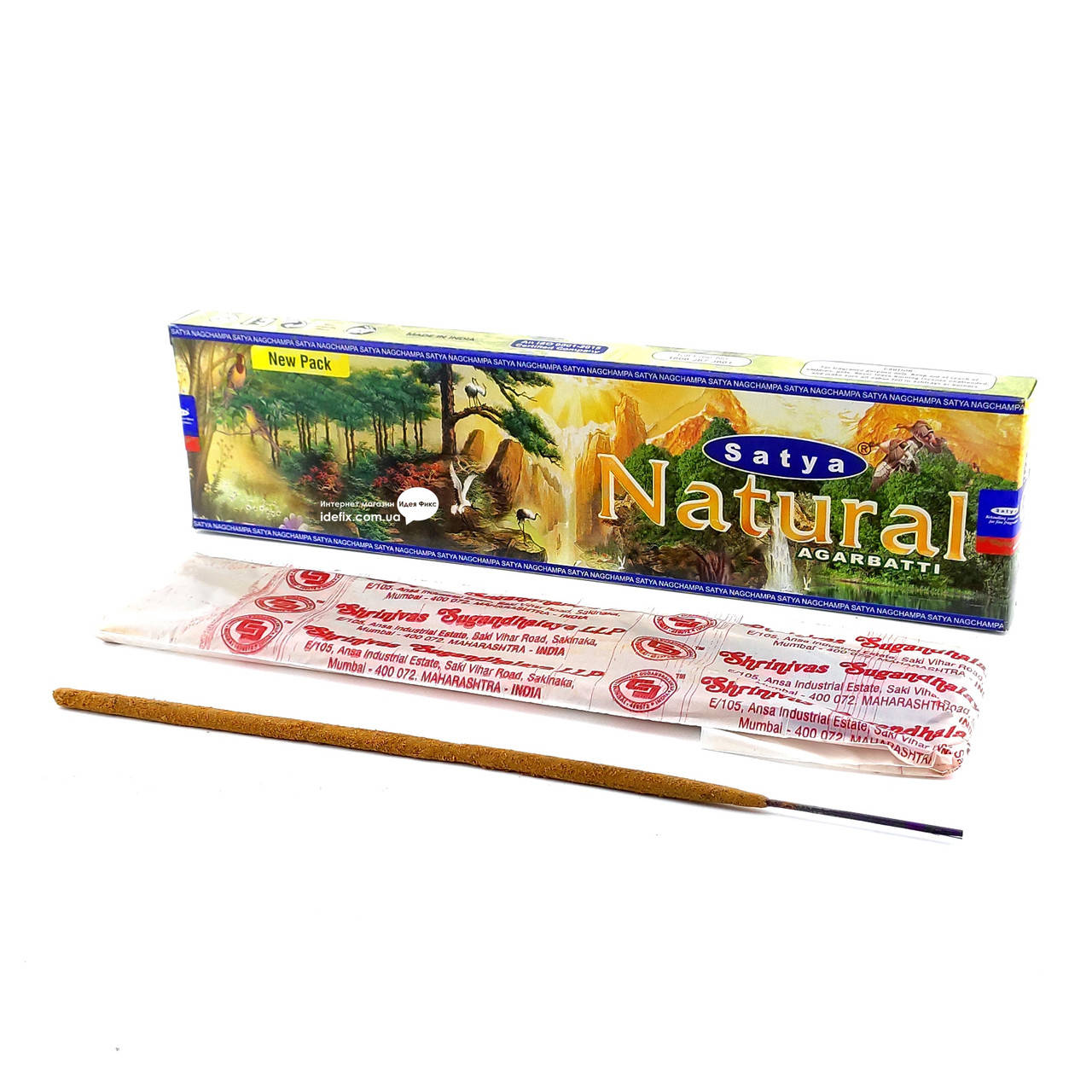 

Благовоние Natural Satya 40 грамм. Аромапалочки Природа (20443)