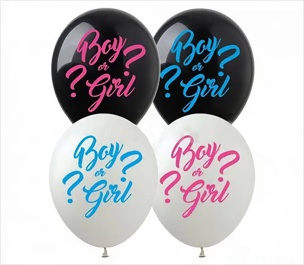 

Латексные воздушные шары для определения пола ребенка Boy or Girl, шары на Гендер Пати, 12" 30 см, 10 шт, Разные цвета