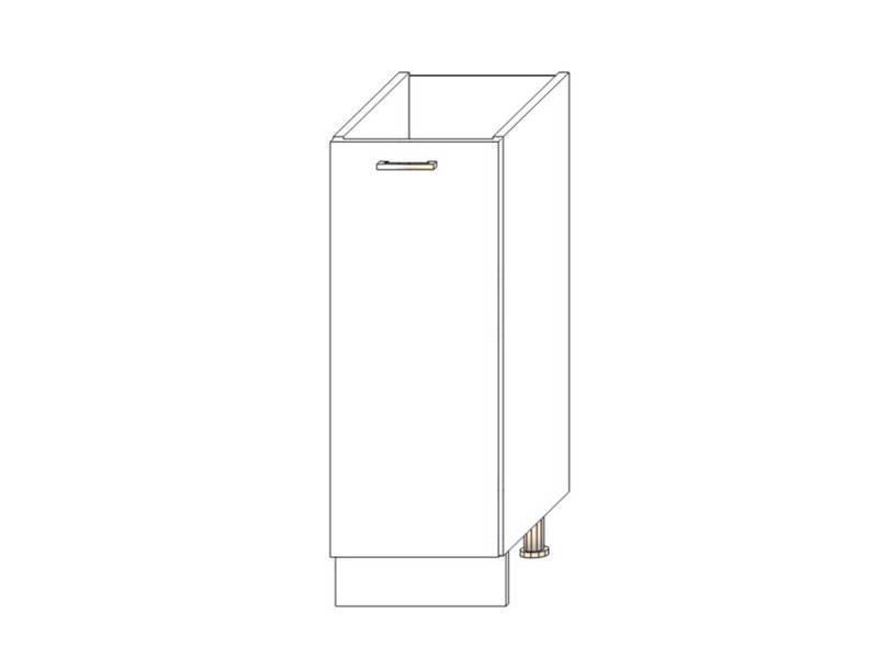 

Низ 30 "Шарлотта" Дуб крафт білий