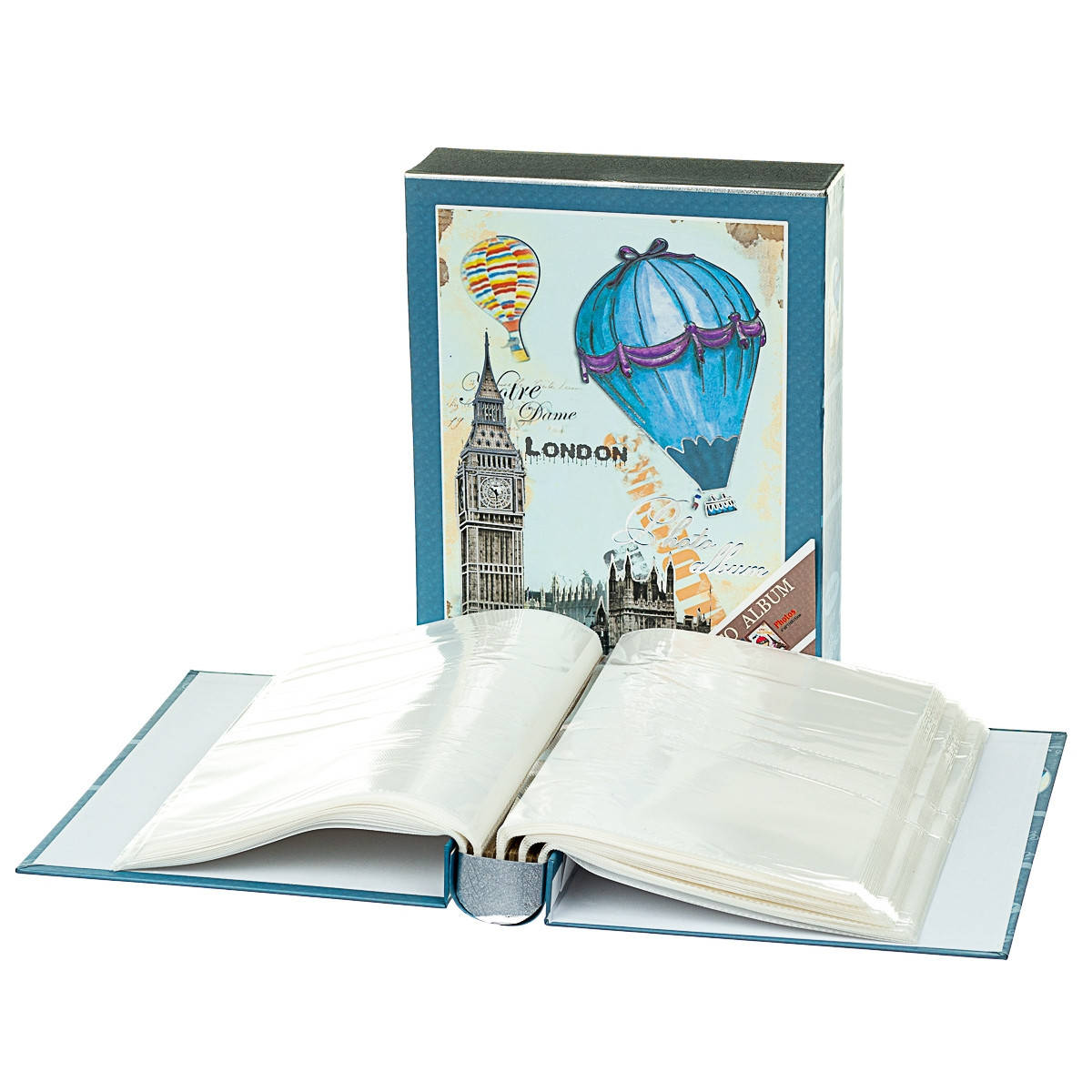 

Фотоальбом Veronese Лондон 200 фото 10х15 8423-021, Голубой