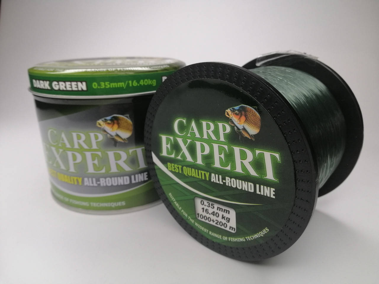 

Леска Energofish Carp Expert Dark Green 1200 м 0.35 мм, Зелёный