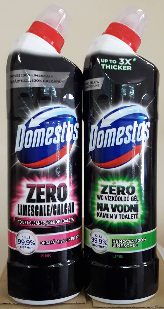 

Засіб для чищення та дезінфекції Domestos zero 750 мл