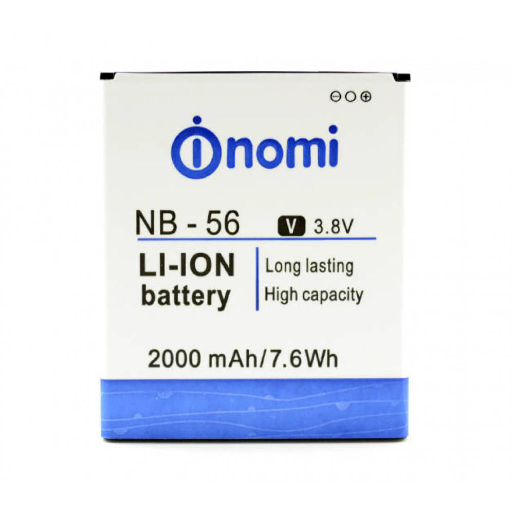

Аккумулятор NB-56 для Nomi i503 (Original) 2000мAh