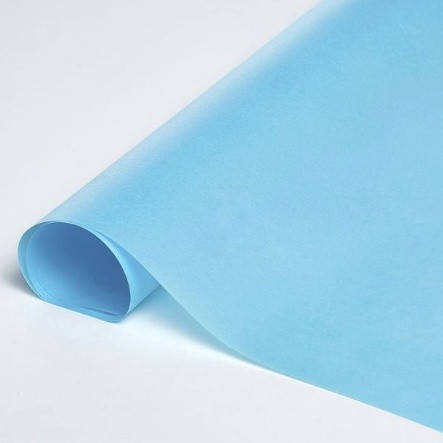 

Бумага упаковочная тишью Голубой