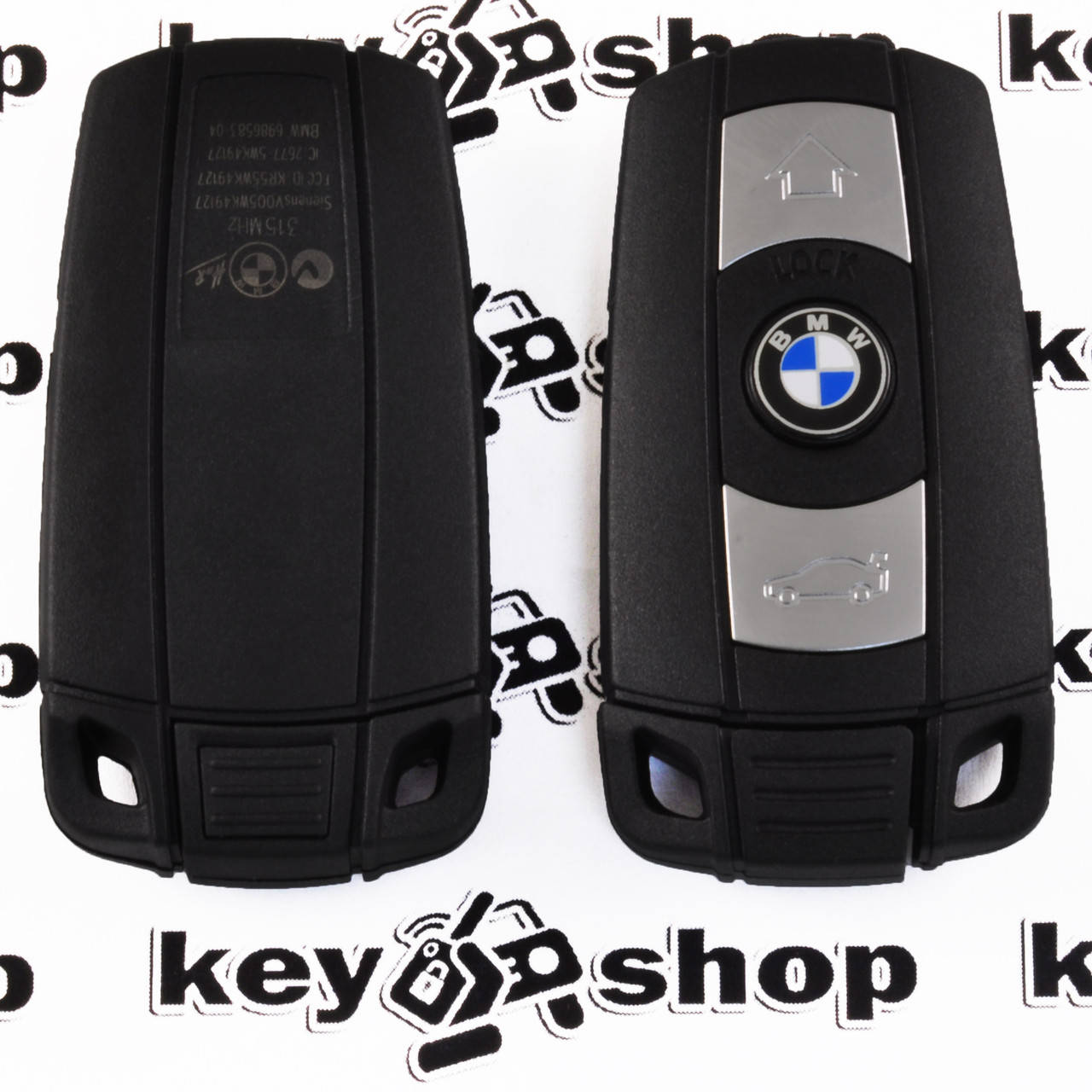 

Ключ BMW (корпус БМВ) Е60, Е65, Е70, Е87, Е90, Х1, Х5, Х6, 3 - кнопки