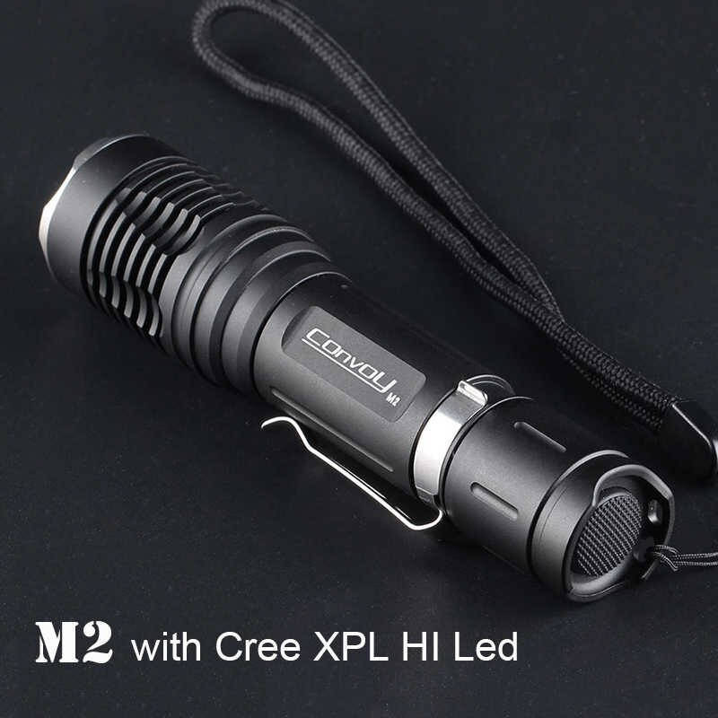 

Фонарь Convoy M2 XPL HI U6-3A (5000-5200К) 2800mA, Черный