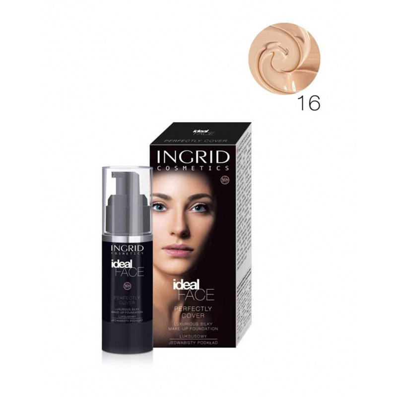 

Тональный крем длительного действия Ideal Face Ingrid №16