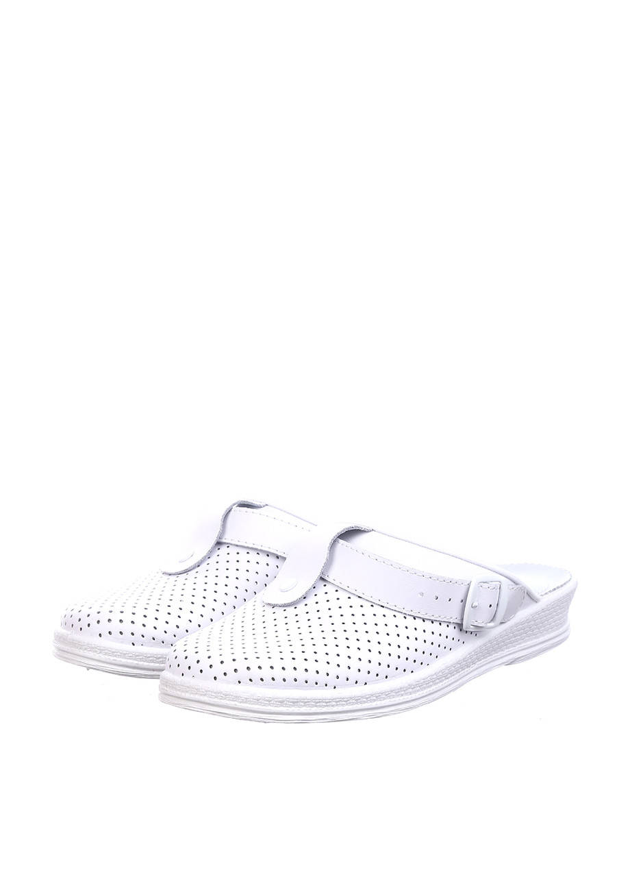 

Сабо кожаные Tellus 74-08/04aW Белый 40