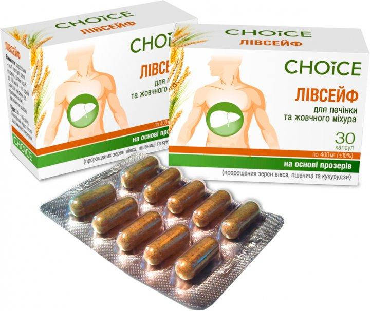 

Choice Лівсейф комплекс для печени и желчного пузыря Чойс 30капс. ЛИВСЕЙФ