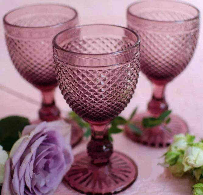 

Бокал OLens Амбер 34215-16-3 250 мл розовый