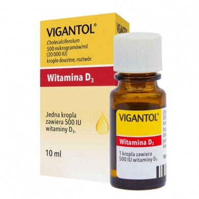 

Вигантол (Vigantol/Вігантол)витамин Д3 (производитель Германия) в каплях 10ml