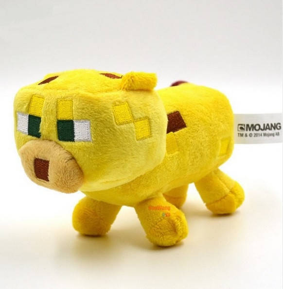

Мягкая игрушка герои Майнкрафт - Оцелот 24 см - Ocelot, Разные цвета