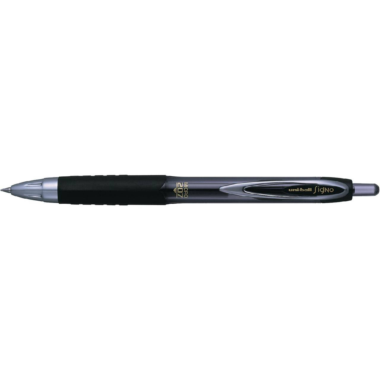 

Ручка гел авт uniball Signo 207 micro 05мм черная