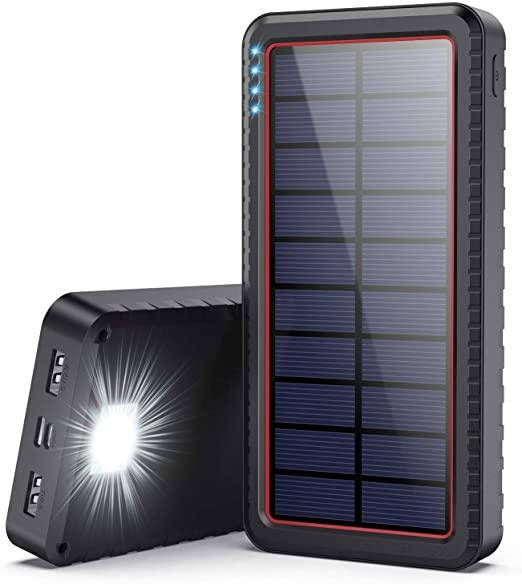 

Внешний аккумулятор на солнечной батарее HX160S6. 26800mAh