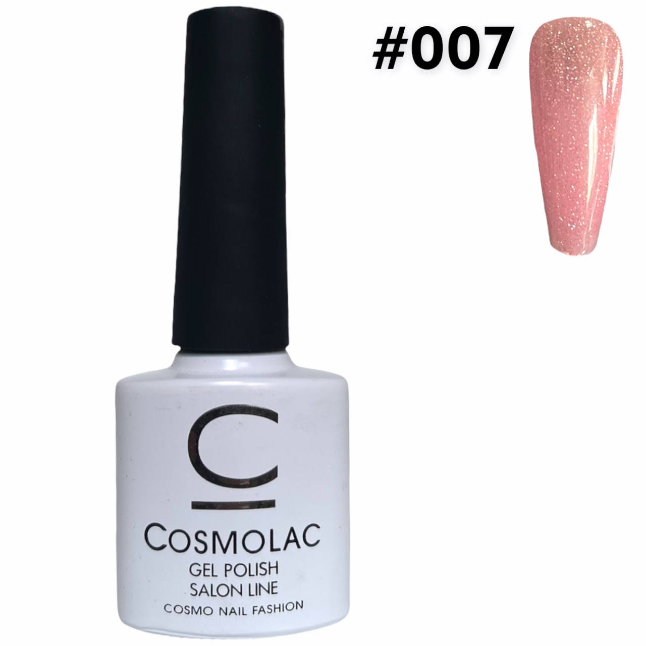 

Cветоотражающий гель-лак для ногтей Cosmolac Disco Gel polish, 7.5ml. (Светящийся) №007