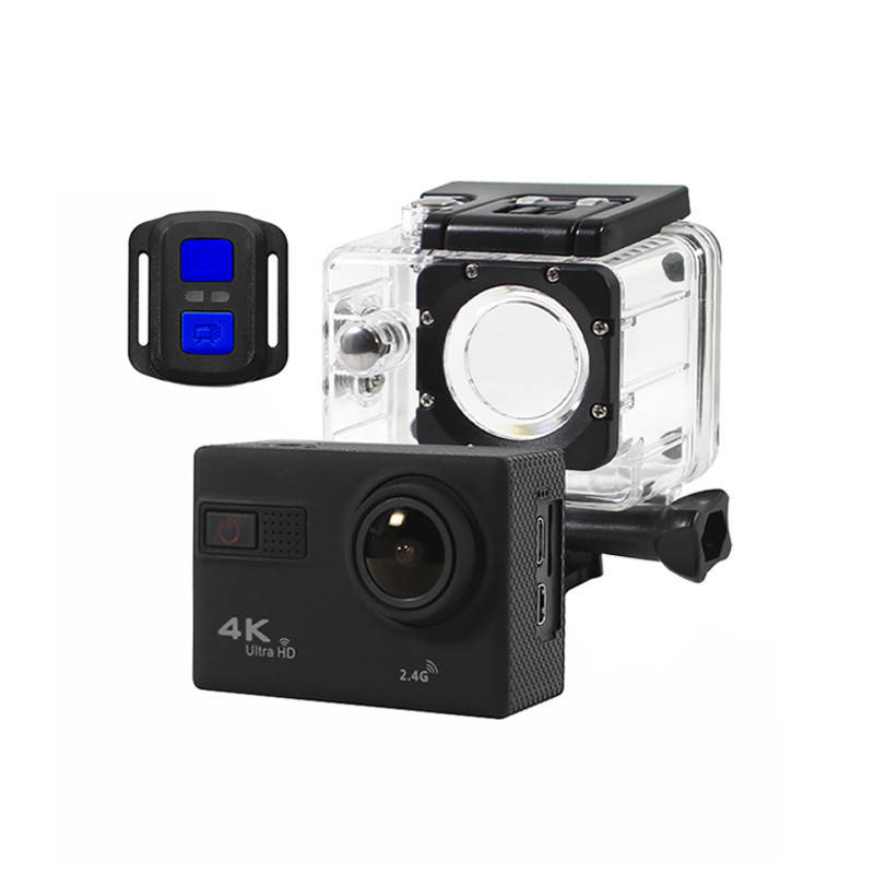 

Экшн-камера спортивная Lesko F68BR 4К Ultra HD с аква боксом Black, Черный