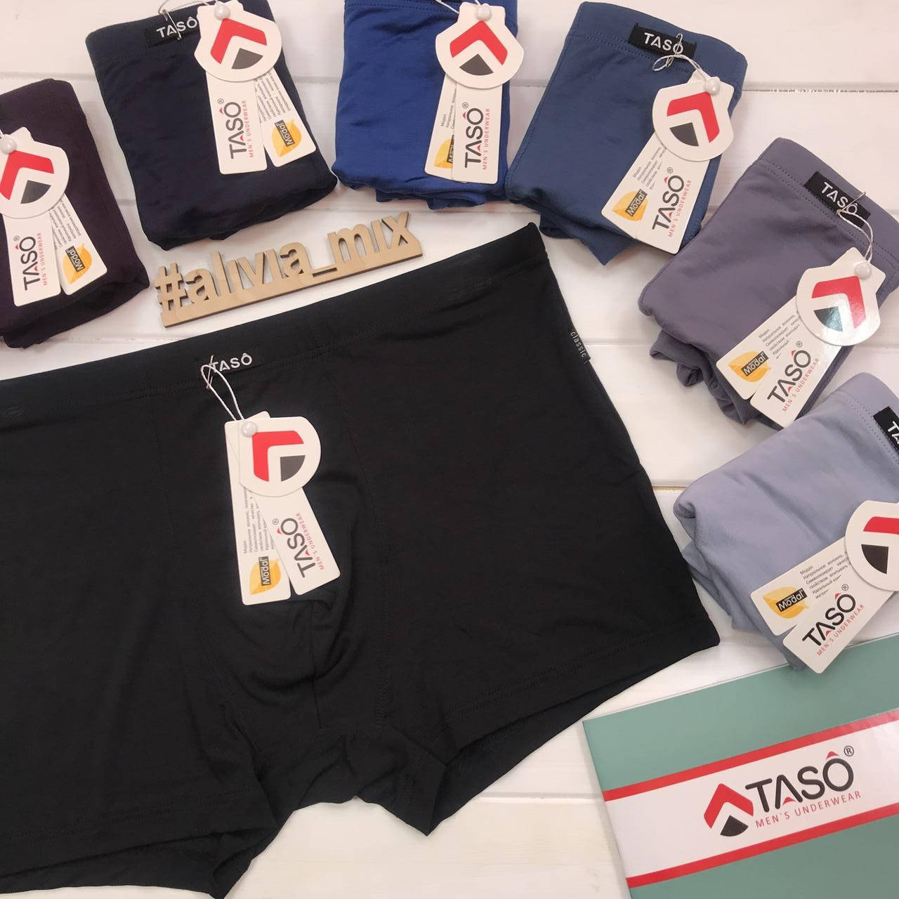 

Классические боксеры TASO 4XL, Черный