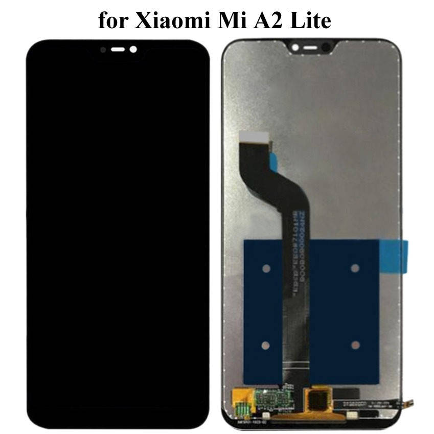 

Дисплей для мобильного телефона Xiaomi Mi A2 Lite/RedMi 6 Pro, черный, с тачскрином