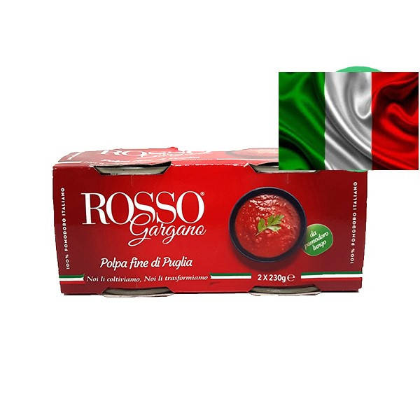 

Томаты Futuragri Rosso Gargano Polpa Fine – молотые 2х230 гр
