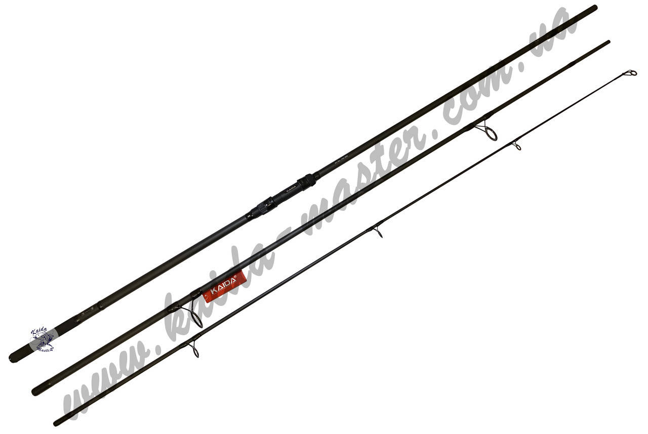 

Карповое удилище с кольцами Kaida Noblest Ciu. 3,9 м.3,5 LB, Черный