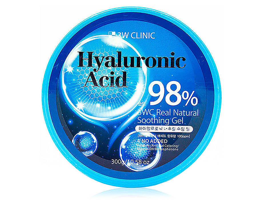 

3W CLINIC Гель для тела универсальный HYALURONIC ACID NATURAL SOOTHING GEL 300 мл