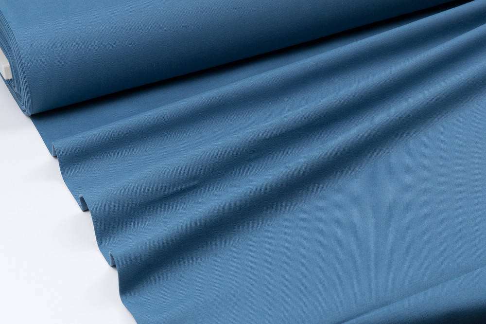 

Однотонная ткань Duck цвет тёмный деним, Голубой