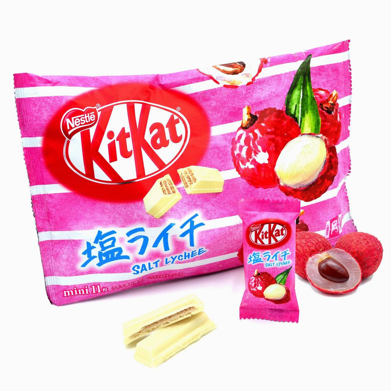 

Батончики KitKat Salt Lychee 11 mini