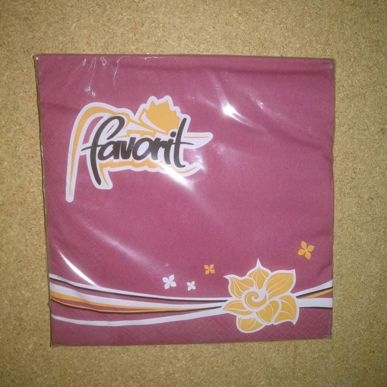 

Салфетки бумажные 3-х слойные, 20шт/уп. Бордовый