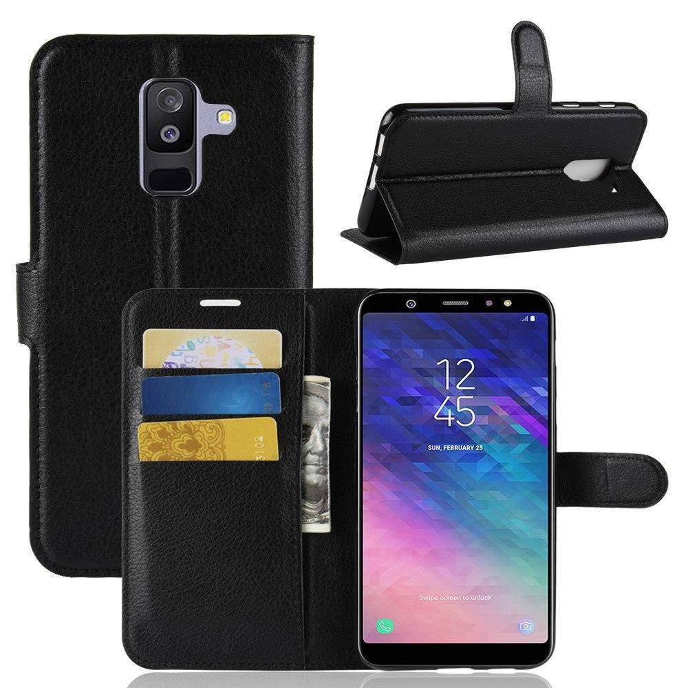 

Чехол-книжка Litchie Wallet для Samsung A605 Galaxy A6 Plus 2018 Черный