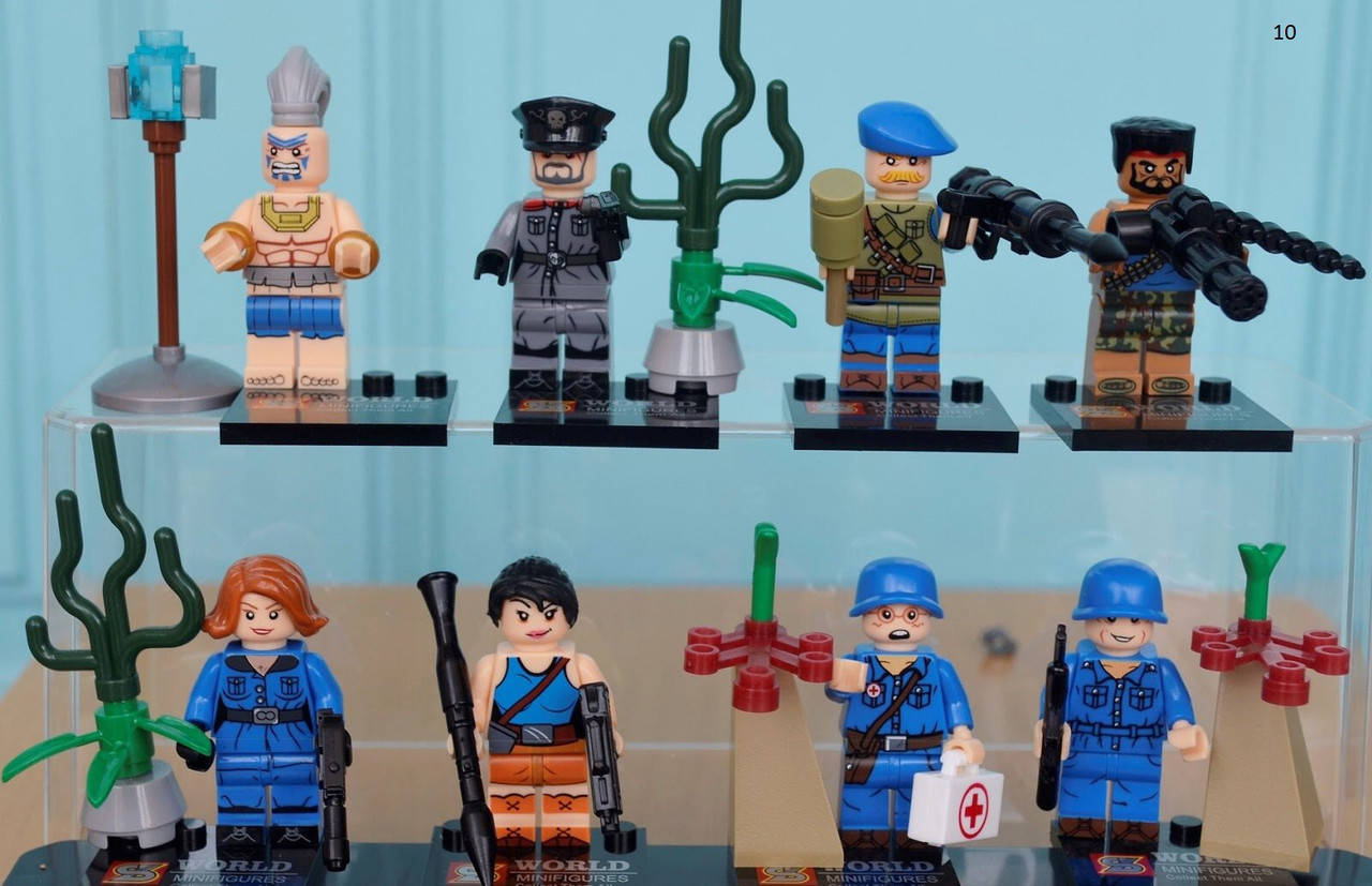 

Фигурки SWAT спецназовцы военные солдаты в тропиках BrickArms