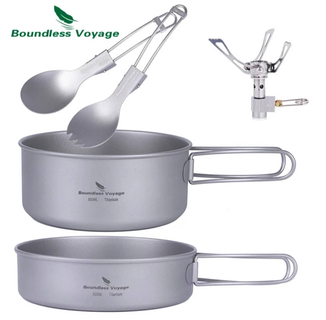 

Набор титановий посуды Boundless Voyage (без горелки)
