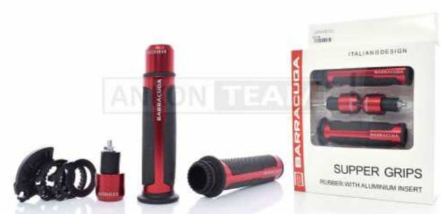 

Ручки руля универсальные BARRACUQA HP6 красные