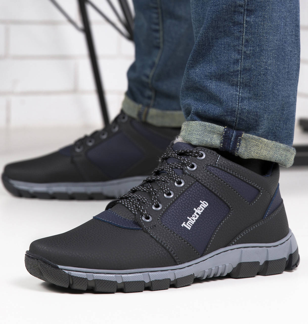 

Зимние ботинки мужские Львовской фабрики -20°C, Черный