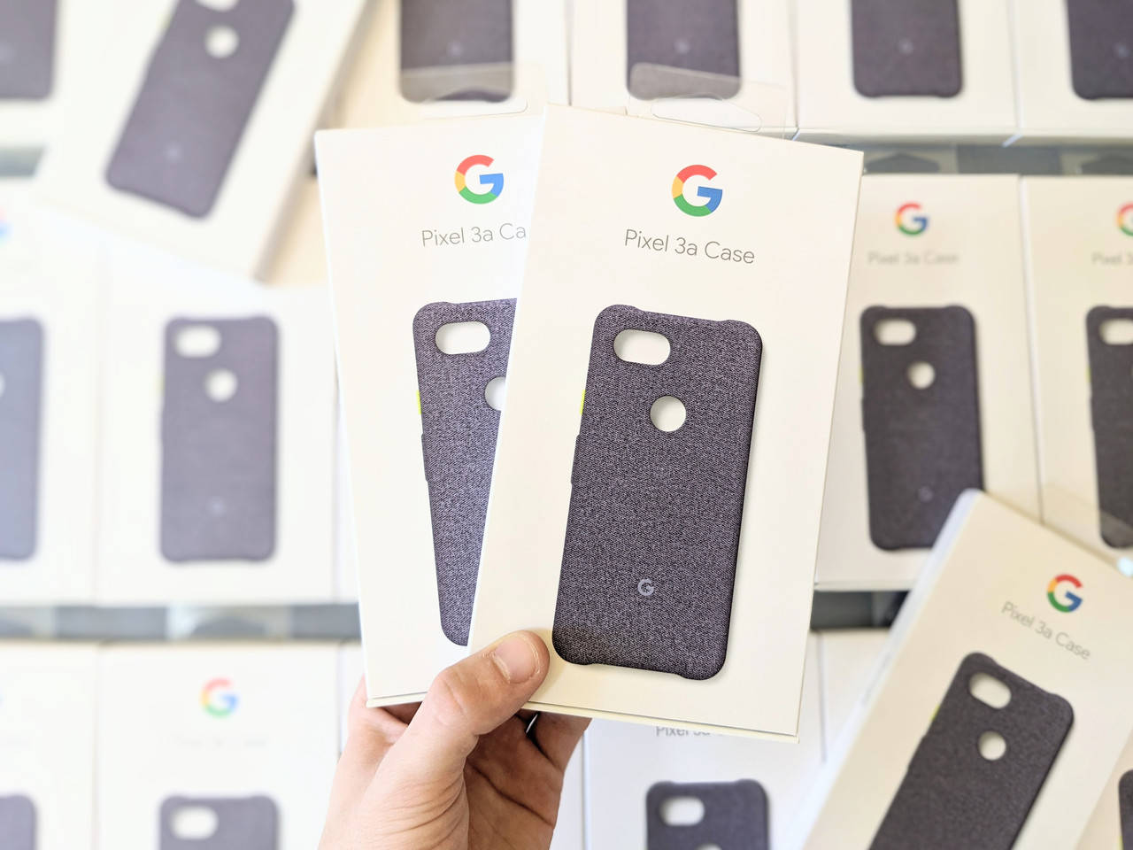 

Fabric Case на Google Pixel 3A Оригинальный чехол, Черный