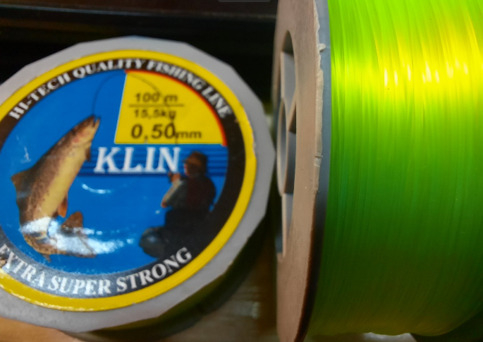 

Леска "Klin" 0,50 ( желтая ), Салатовый