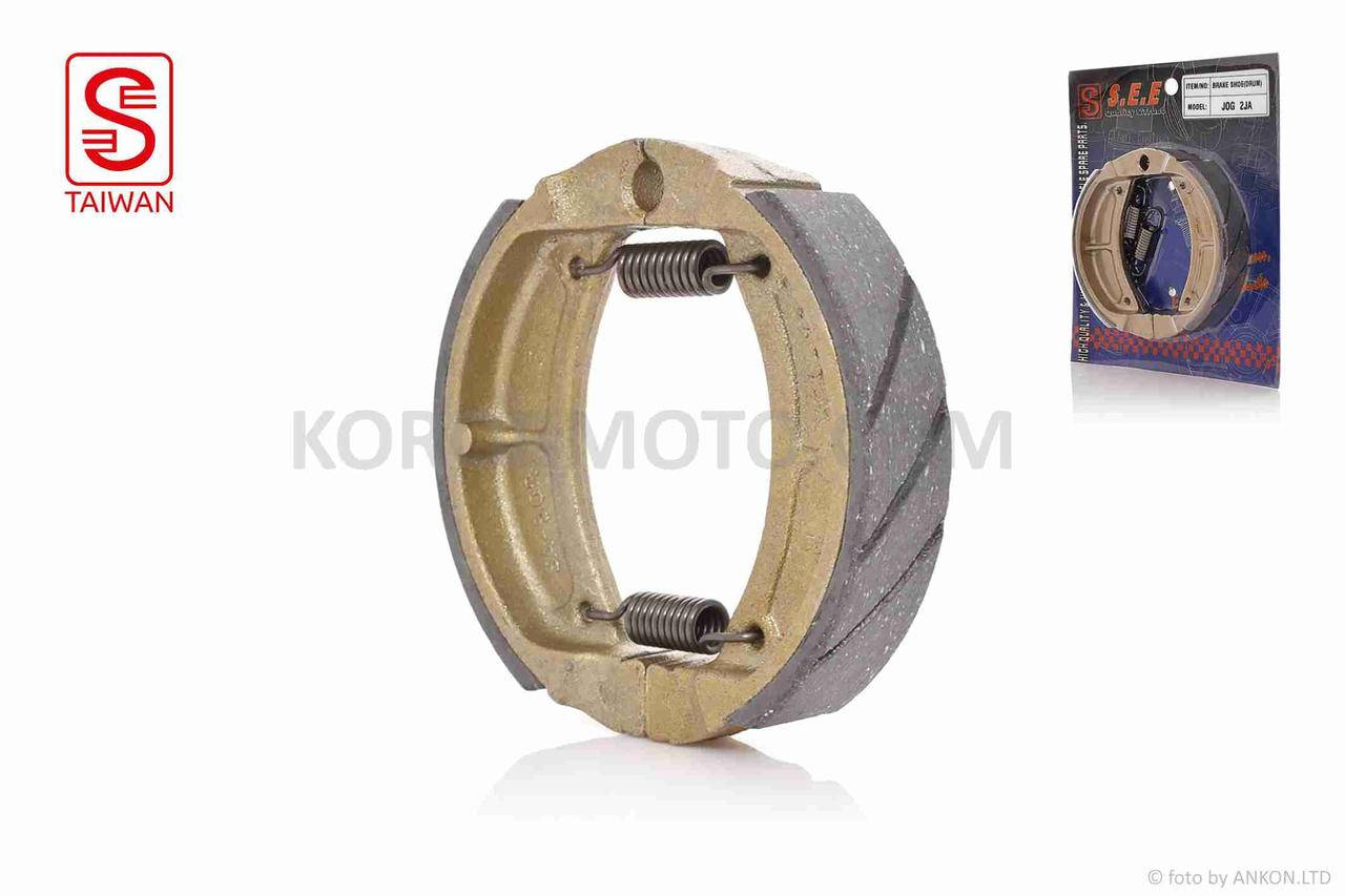 

Колодки тормозные (барабан) JOG 2JA "SEE" (Sheng-E) ТАЙВАНЬ