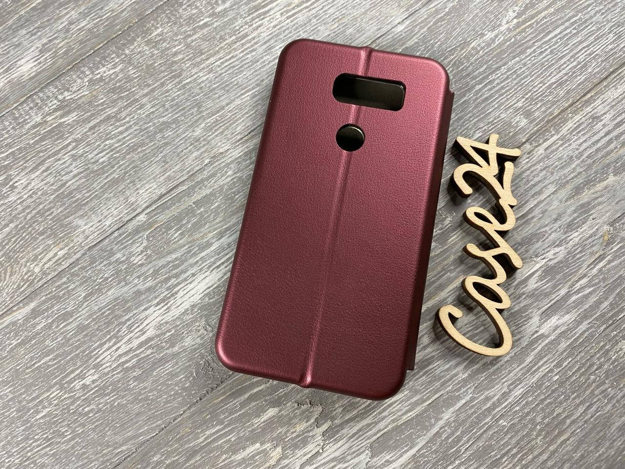 

Чехол книжка Elegant на LG V30 (6 цветов) бордовый