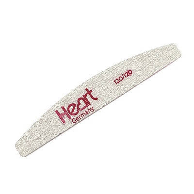

ПИЛКА ДЛЯ НОГТЕЙ HEART 120/120 HALF