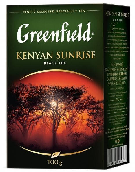 

Чай черный Greenfield Kenyan Sunrise 100 грамм