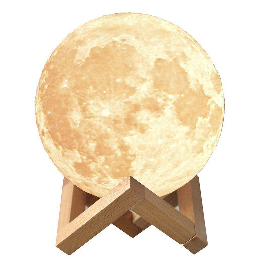 

Ночник светильник Земля Earth 3D Moon Lamp 18 см на подставке, Белый