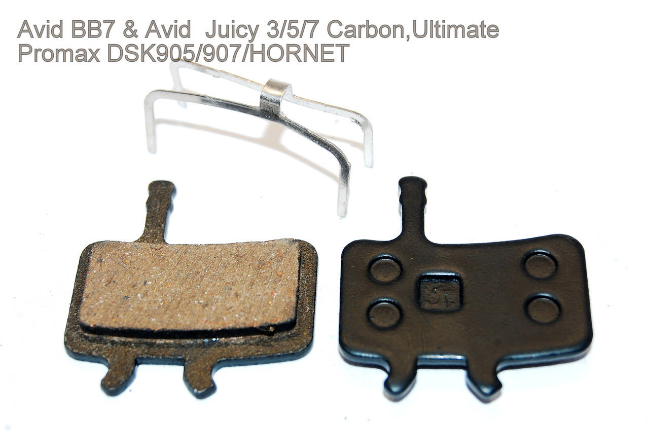

Гальмівні колодки для Avid BB7 & Avid Juicy 3/5/7 Carbon,Ultimate, Promax DSK905/907/HORNET