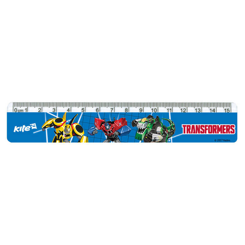 

Линейка пластиковая Kite Transformers TF17-090