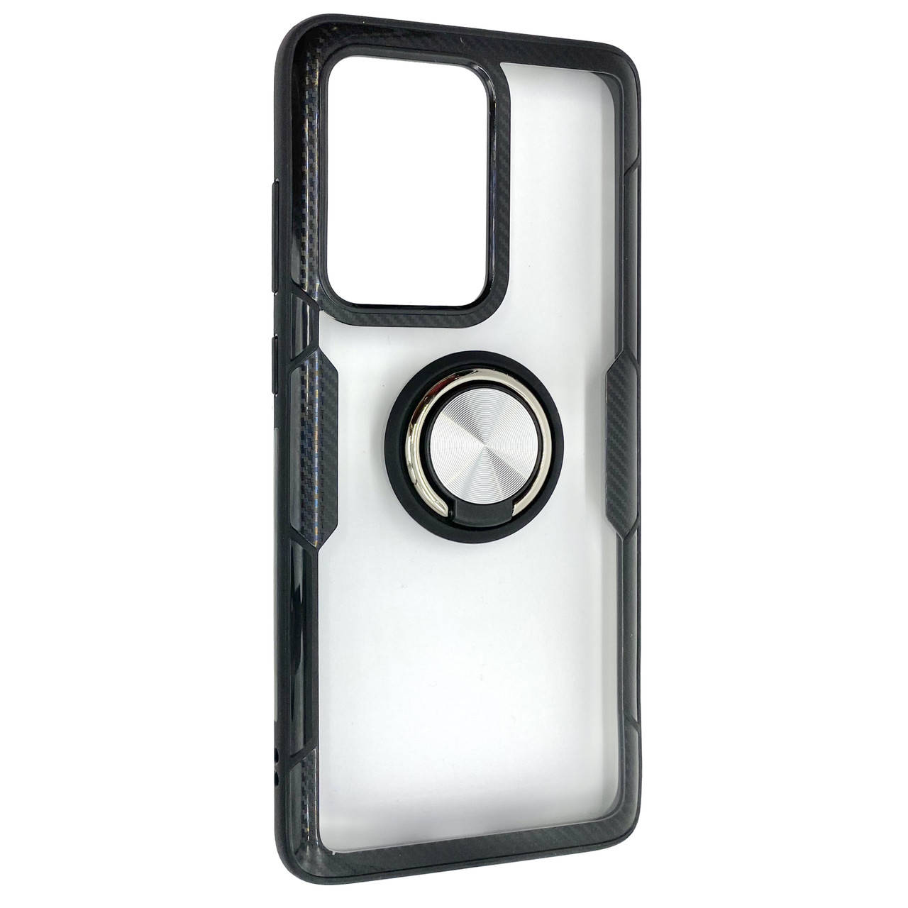 

Чехол-накладка DK Composite Ice Armor Ring для Samsung S20 Ultra (SM-G988) (black / silver)