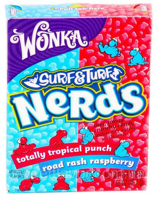 

Хрустящая карамель Raspberry & Tropical Punch Nerds, 46 г