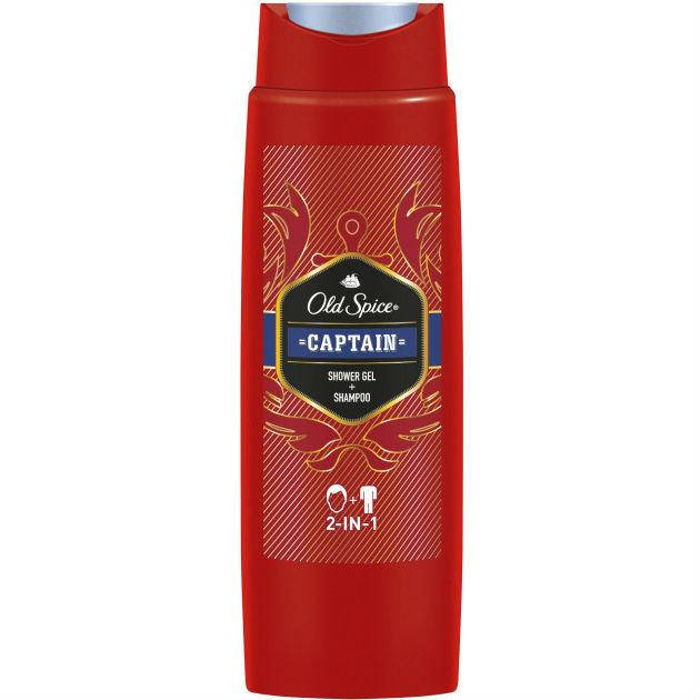 

Гель для душу Old Spice 400мл 2в1 Captain