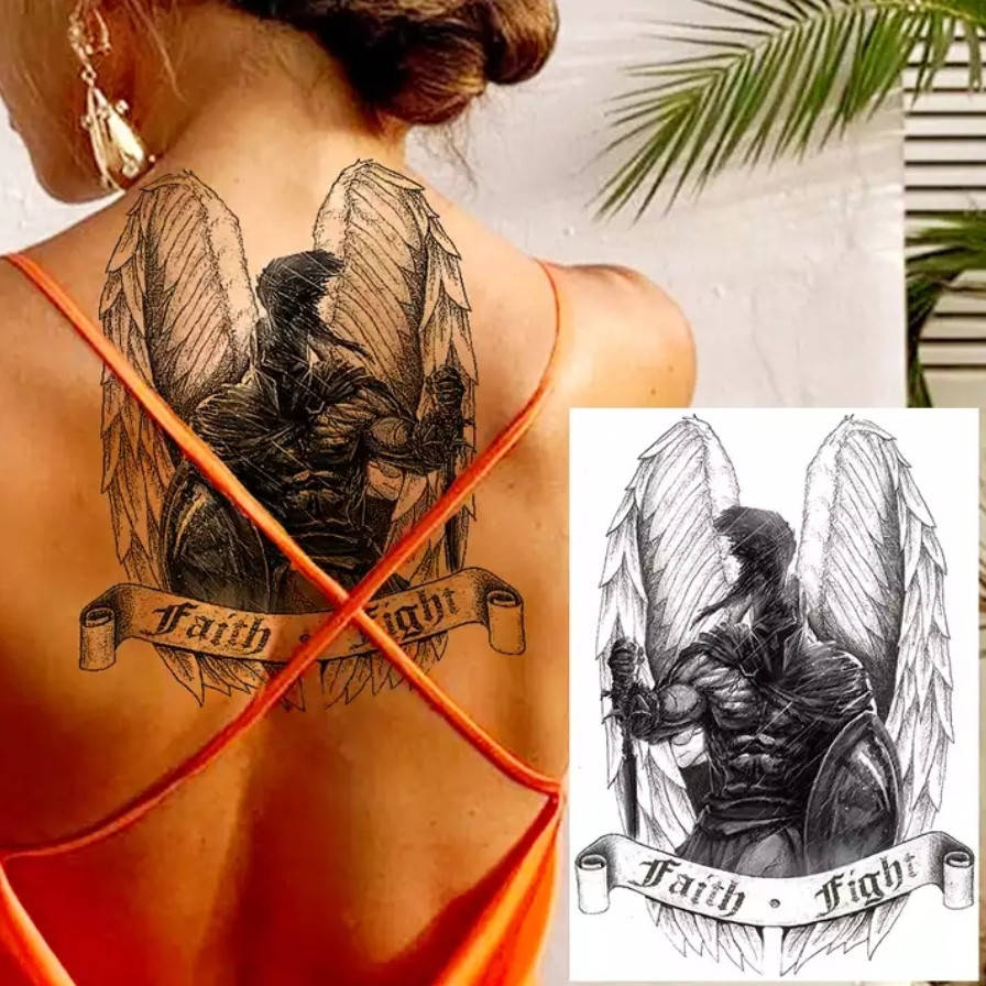 

Временная татуировка Спартанский Воин Angel