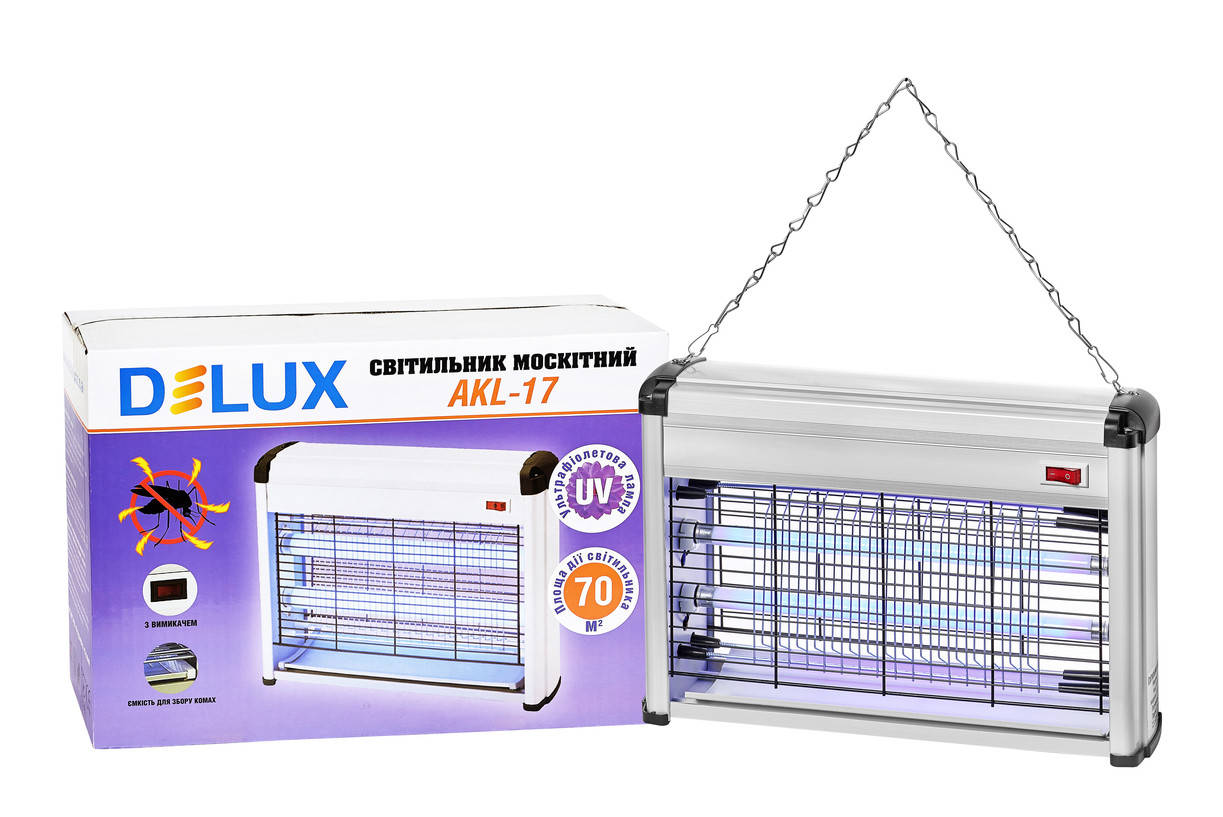 

Лампа антимоскитная Delux AKL-17, 16 Вт (до 70 м.кв.)