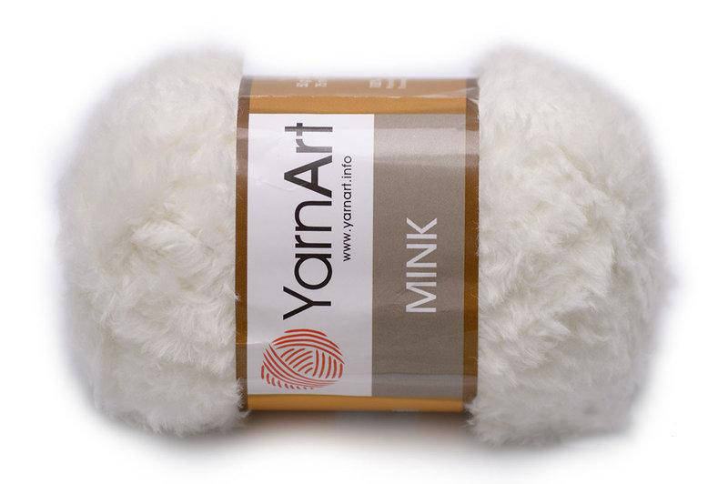

YarnArt Mink,Белый №330
