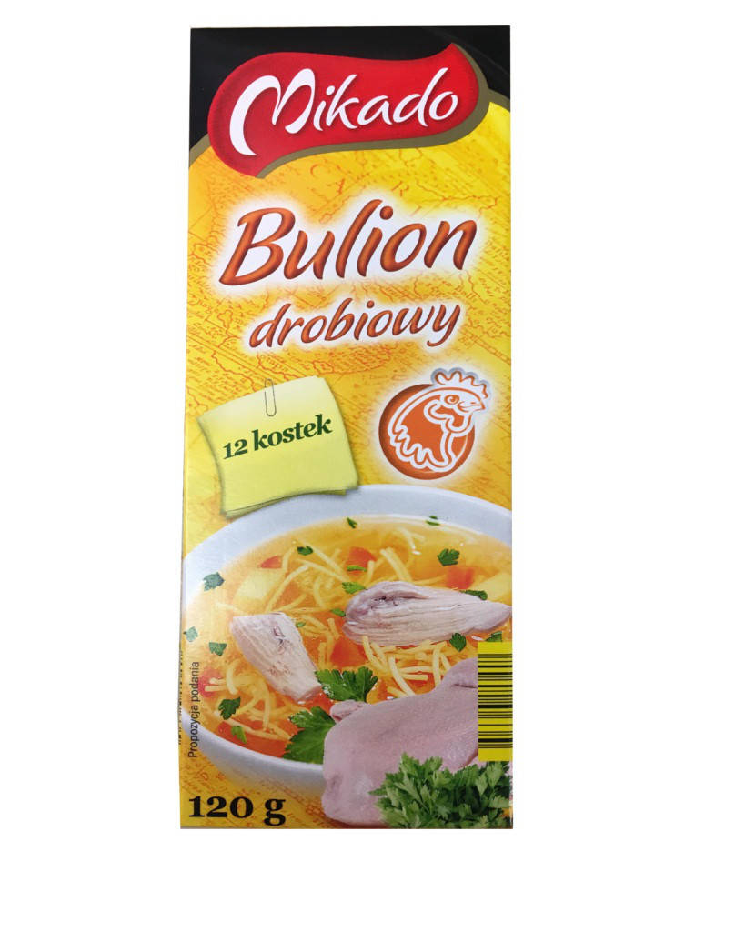 

Кубики для бульона Mikado Bulion drobiowy w kostkach 12 шт